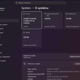 Foto inzerátu  PC SET LENOVO ,intel i5,256GB NVME,27´ monitor,W11,záruka