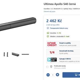 120 -  Ultimea Apollo S40 soundbar -  BT reprosoustava / 19956597