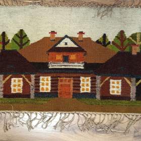 Fotka k inzerátu Vintage ručně tkaný kilim – Dworek szlachecki – Polsko“. / 19798020