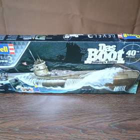 Fotka k inzerátu 122 -  plastový model ponorky Das Boot s plakátem, Revell 05675 / 19895450