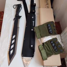 PRODÁM SUPER MAČETU UMAREX ELITE+ TAKTICKÉ RUKAVICE! ! !  / 19960207