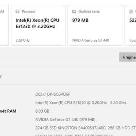 Foto inzerátu Intel Xeon E3-1230 
