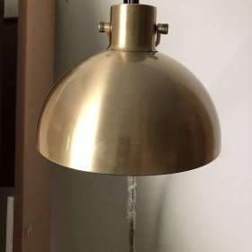 Foto inzerátu Stojací lampa Unikátní mramorový podstavec, moderní retro stojací lampa mosaz