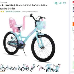 Fotka k inzerátu 129 -  dětské kolo JOYSTAR Zinnia 14 -  KEANO / 19963153