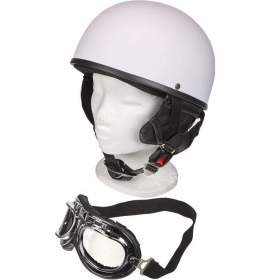 Foto inzerátu Helma Mil-Tec Moto Retro - bílá