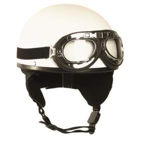 Foto inzerátu Helma Mil-Tec Moto Retro - bílá