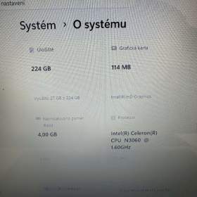 Foto inzerátu Lenovo IdeaPad 110-15IBR - 240GB SSD | Windows 11