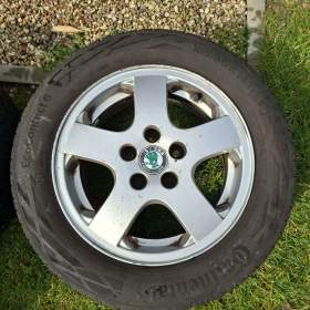 Foto inzerátu Kompletní letní kola Škoda R14 – Continental EcoContact 6, 185/60 R14 H