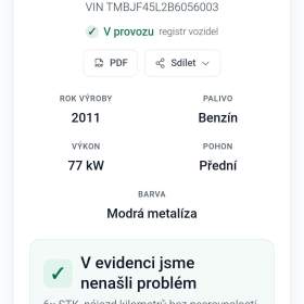 Foto inzerátu Yeti 1.2 benzin