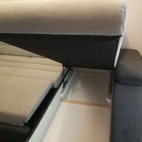 Foto inzerátu Sedačka do L rozkládací s úložným prostorem