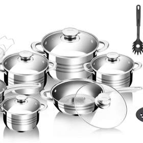 Foto inzerátu Sada ocelových hrnců Swiss Pro+, SP-1801S