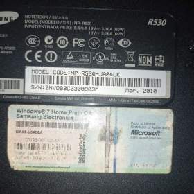 Foto inzerátu Notebook Samsung R530