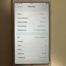Foto inzerátu Apple iPhone 7 32GB - nová baterie, top stav
