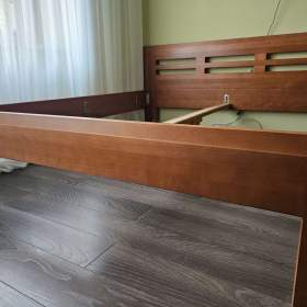 Foto inzerátu Prodám kvalitní manželskou postel 180x200cm MASIV DUB