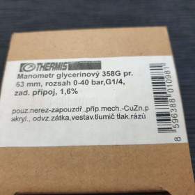 Foto inzerátu Nové manometry – glycerinové a další varianty