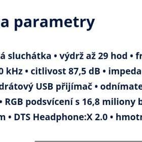 Foto inzerátu Prodám sluchátka Logitech G733 Lightspeed