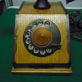 Foto inzerátu Retro dřevěný telefon Tesla C20 1974 super sběratelský stav