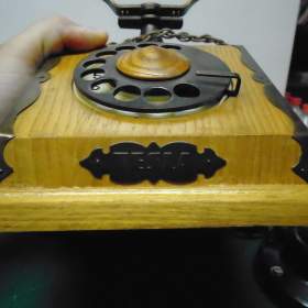 Foto inzerátu Retro dřevěný telefon Tesla C20 1974 super sběratelský stav