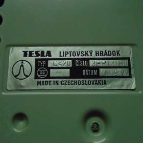 Foto inzerátu Retro dřevěný telefon Tesla C20 1974 super sběratelský stav