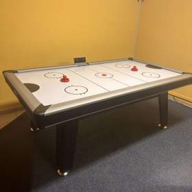 Fotka k inzerátu Velký vzdušný hokej AIR HOCKEY 210 cm – elektronické počítadlo + příslušenství / 14831314