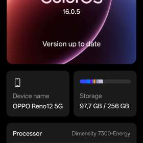 Foto inzerátu OPPO Reno12 5G, 12 GB RAM /256 GB paměť, top stav, krabička