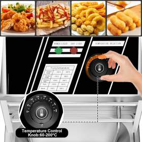 Foto inzerátu Elektrická fritéza Kiseely 2500W 6L