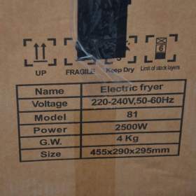 Foto inzerátu Elektrická fritéza Kiseely 2500W 6L