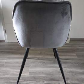 Foto inzerátu Jídelní židle MONGU - šedá, 4 kusy