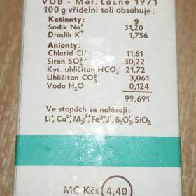 Foto inzerátu Karlovarská vřídelní sůl (100 g)