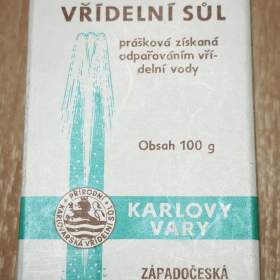 Fotka k inzerátu Karlovarská vřídelní sůl (100 g) / 19358702