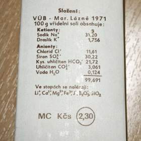 Foto inzerátu Karlovarská vřídelní sůl (50 g)