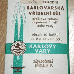 Fotka k inzerátu Karlovarská vřídelní sůl (50 g) / 19358702