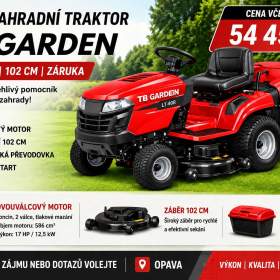 Foto inzerátu Zahradní traktor TB GARDEN LT-40R