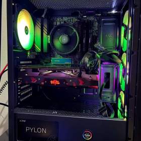 Foto inzerátu Herní PC Ryzen 5 | RX580 8GB | 16GB RAM| NVME | ARGB | WiFi+BT | ZÁRUKA