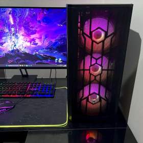 Foto inzerátu Herní PC Ryzen 5 | RX580 8GB | 16GB RAM| NVME | ARGB | WiFi+BT | ZÁRUKA
