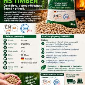 Pelety HS TIMBER Průměr ,6mm , HS Timber Group GmbH / 19970583
