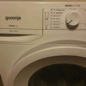 Foto inzerátu PRACKA GORENJE WE 723,BOCNI PLNENI,7KG,DISPLEJ,PLNE FUNKCNI,1200 OT
