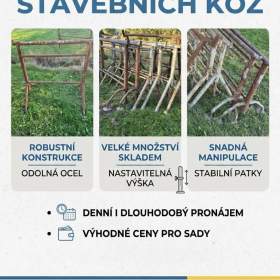 Pronájem stavebních koz – Výsuvné a stabilní lešenářské kozy / 19971133