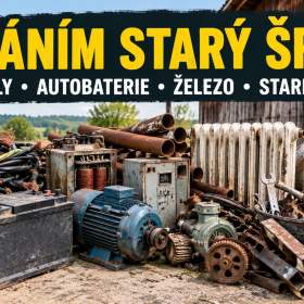 Foto inzerátu 🔧 SHÁNÍM STARÝ ŠROT A KOVOVÉ VĚCI – ODVOZ ZDARMA 🚚