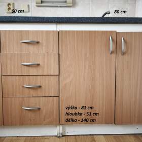 Foto inzerátu Malá kuchyňská linka (140 cm)