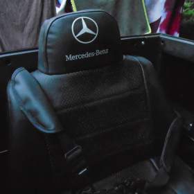 Foto inzerátu Dětské elektrické auto Mercedes Benz AMG G63 pro 1 dítě pěkný stav zánovní baterie