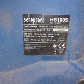 Foto inzerátu Stolní kotoučová pila Scheppach HS 100S