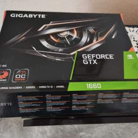 Foto inzerátu Prodám grafickou kartu Gigabyte Geforce GTX 1660 OC edition 6G