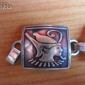 Foto inzerátu Stříbrný náramek s egyptským motivem