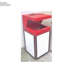 Venkovní odpadkový koš s reklamní plochou / 13947355