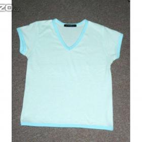 Fotka k inzerátu Bavlněné dětské mint tričko 134/140 -  10 let / 15577754