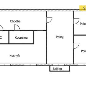 Foto inzerátu Prodej, byt 3+1, 68 m2