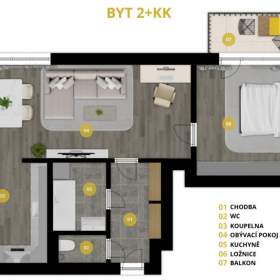 Foto inzerátu Prodej, byt 2+kk, 54 m2