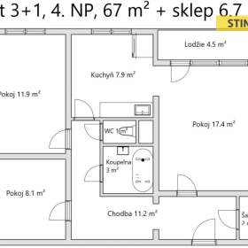 Foto inzerátu Prodej, byt 3+1, 69 m2