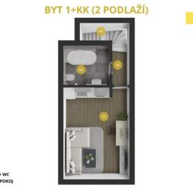 Foto inzerátu Pronájem, byt 1+kk, 47 m2